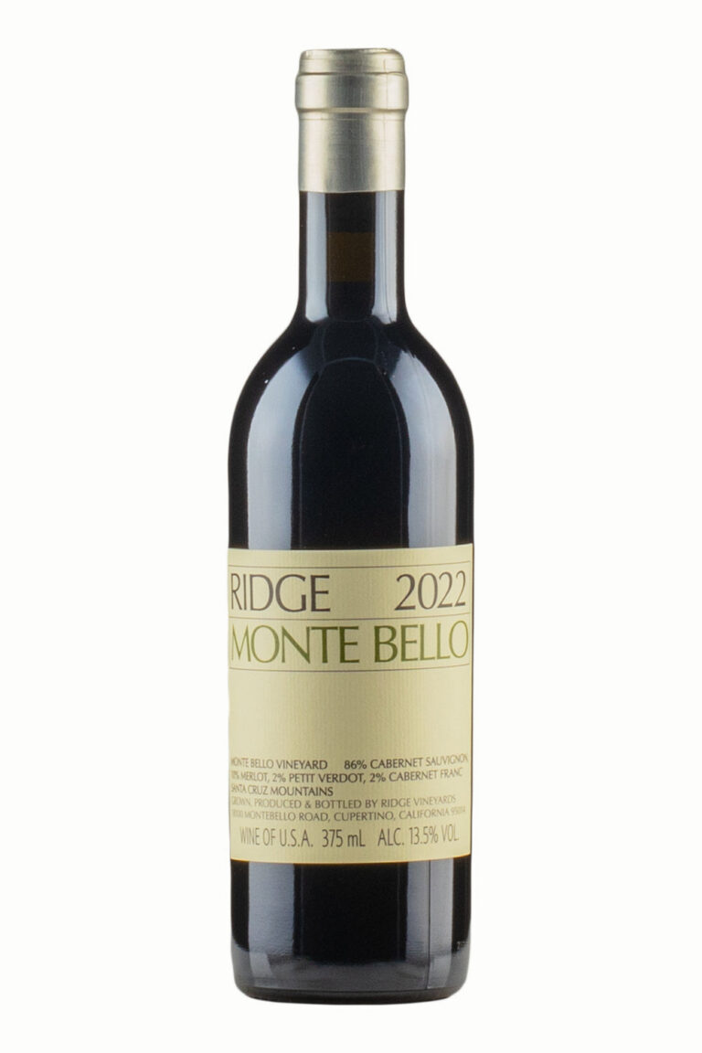 Ridge Monte Bello Cabernet Sauvignon Half 2022 Ridge Monte Bello Cabernet Sauvignon Half 2022