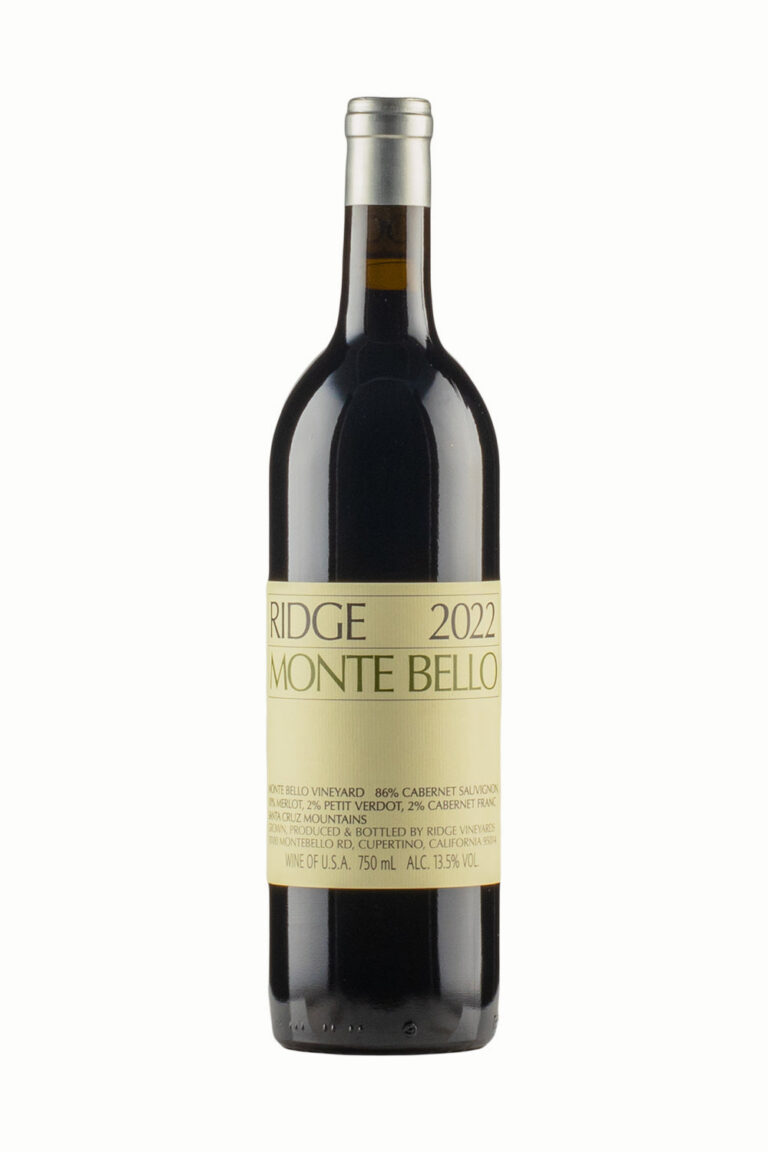 Ridge Monte Bello Cabernet Sauvignon 2022 Ridge Monte Bello Cabernet Sauvignon 2022