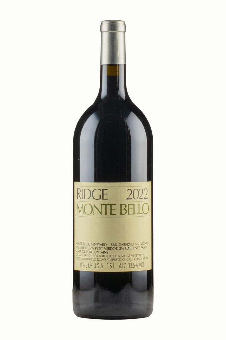 Ridge Monte Bello Cabernet Sauivgnon Magnum 2022 Ridge Monte Bello Cabernet Sauivgnon Magnum 2022