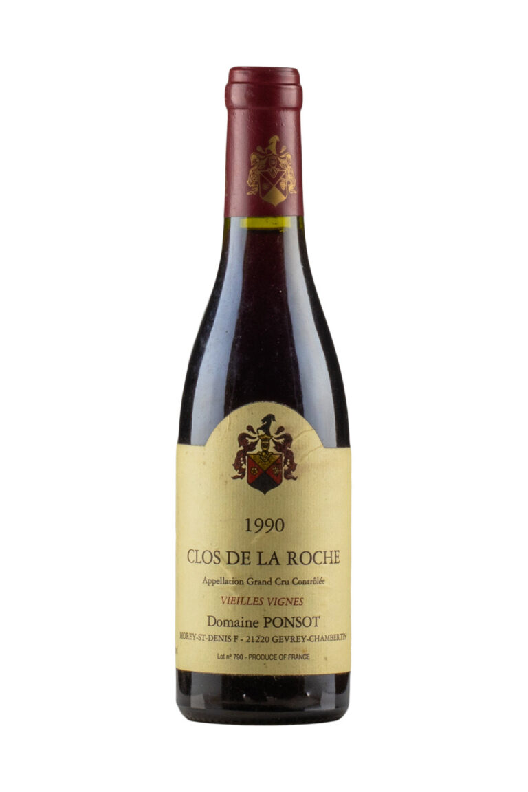 Clos de la Roche Vieilles Vignes Domaine Ponsot Half 1990 Clos de la Roche Vieilles Vignes Domaine Ponsot Half 1990