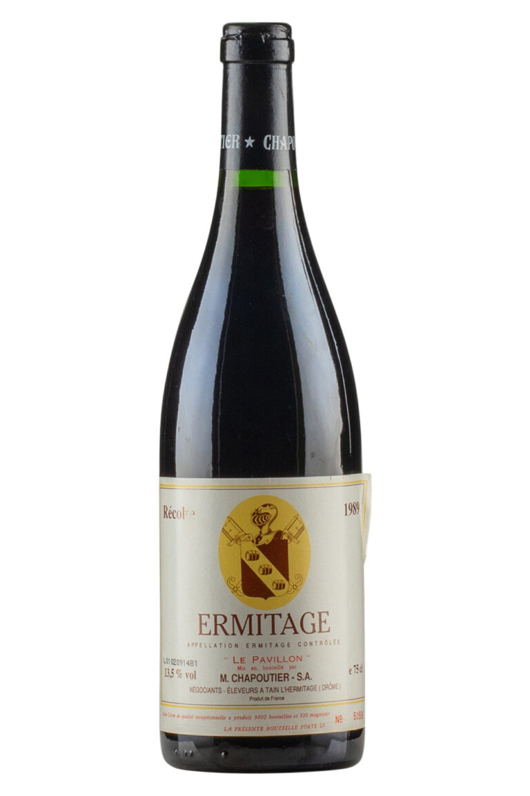 Ermitage Le Pavillon Chapoutier 1989 Ermitage Le Pavillon Chapoutier 1989