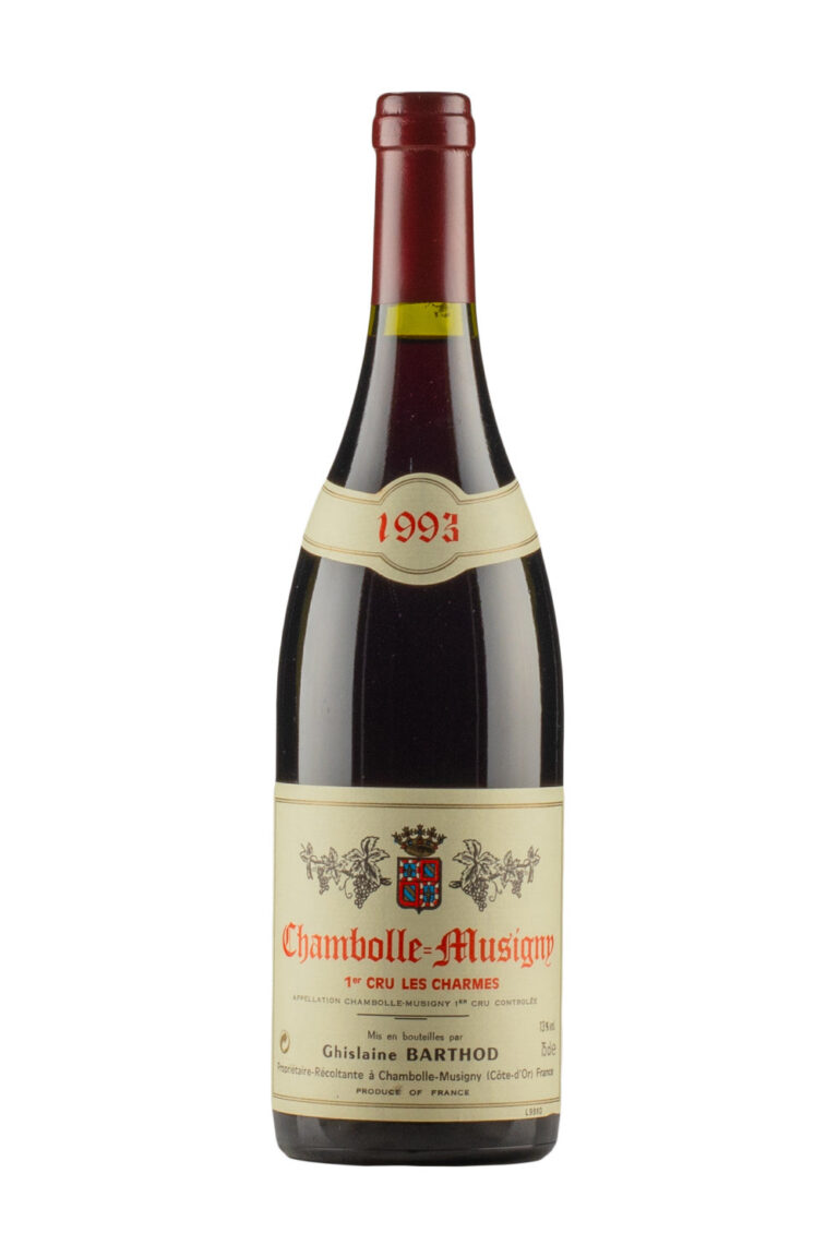 Chambolle Musigny Les Charmes Ghislaine Barthod 1993 Chambolle Musigny Les Charmes Ghislaine Barthod 1993