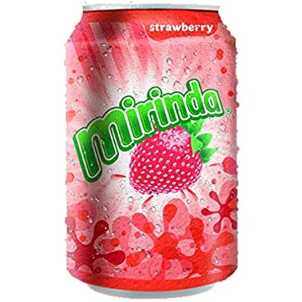 MIRINDA STRAWBERRY CAN 330ML MIRINDA STRAWBERRY CAN 330ML