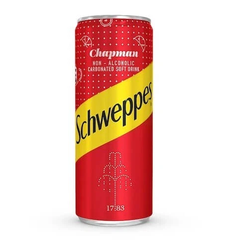 SCHWEPPES CHAPMAN CAN 33cl SCHWEPPES CHAPMAN CAN 33cl